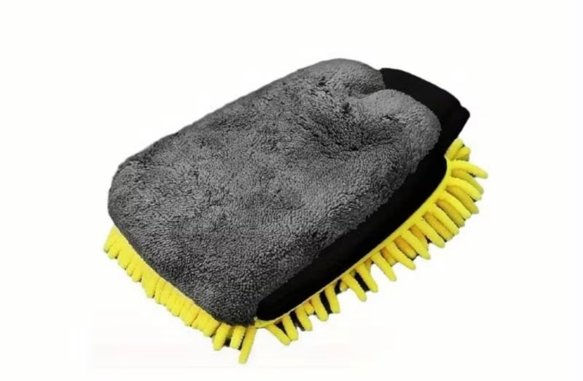 Chenille Microfibre Car Wash Mitt – Double-Sided
