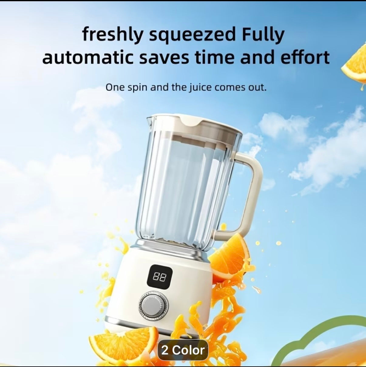 Blender and juicer with 10 blades