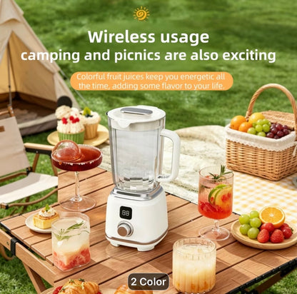 Blender and juicer with 10 blades