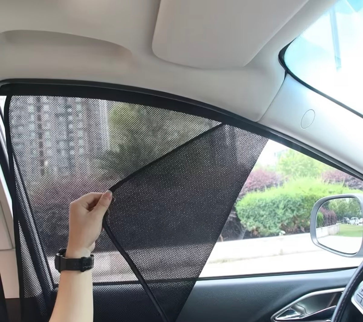 Magnetic Car Window Sun Shades – 4-Piece Set