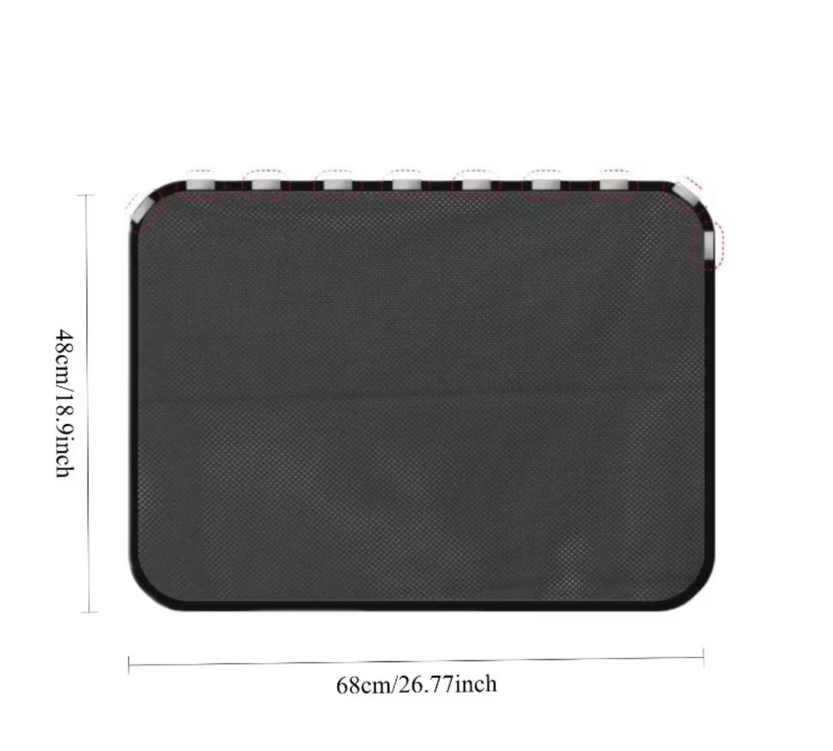 Magnetic Car Window Sun Shades – 4-Piece Set