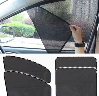 Magnetic Car Window Sun Shades – 4-Piece Set