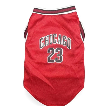 Summer Pet Dog Mesh Basketball Jersey
Breathable Dog Clothes for Small Medium Large Dogs Puppy Vest T-Shirt.
