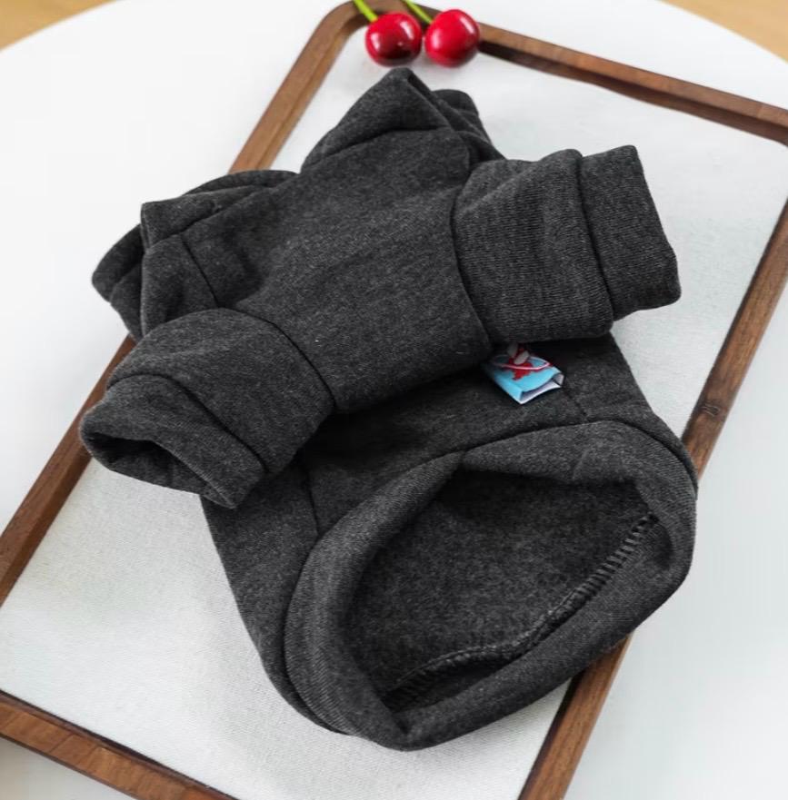 Trendy Hoodie, Dark Gray SECURITY Print, Warm And Non-Restrictive, Home And Outdoor Use Anti-Fuzzing Clothing.