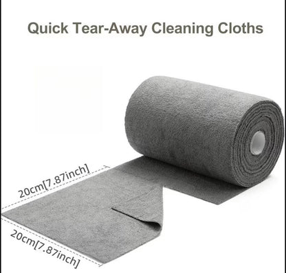 20 by 20 cm tear-off microfiber cleaning cloth