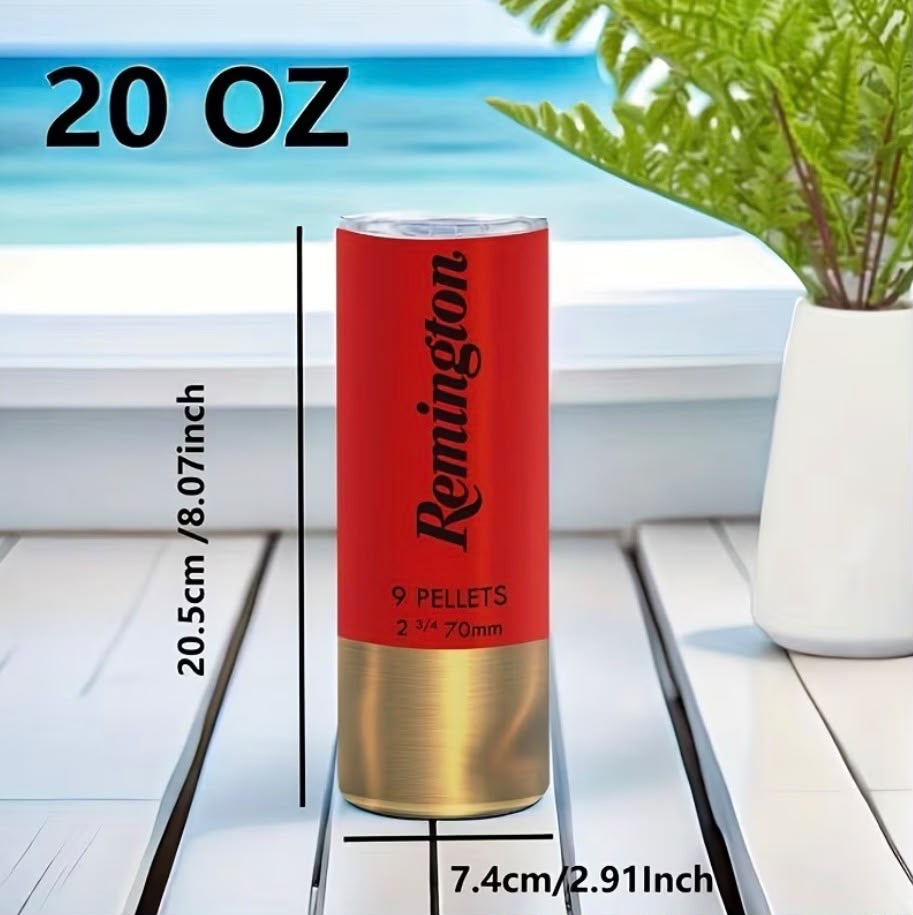 Gold 20oz stainless steel tumbler with lid