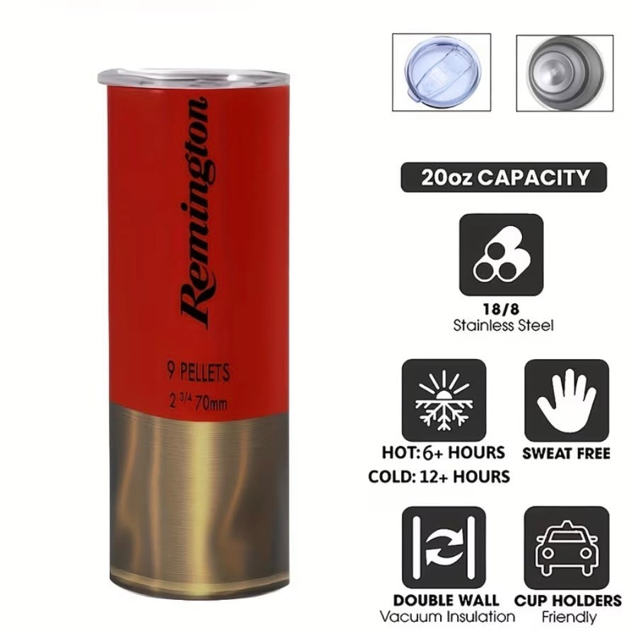Gold tumbler features