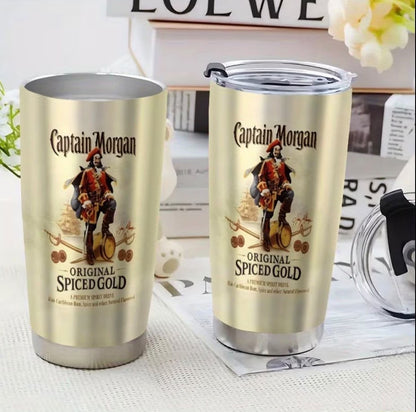 Gold tumbler leak resistant lid