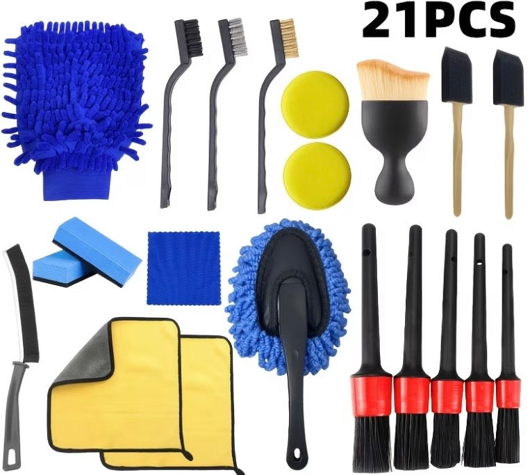 21-piece car detailing kit Selection 1