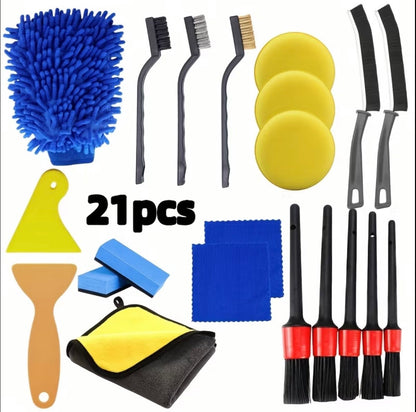 21-piece car detailing kit Selection 2