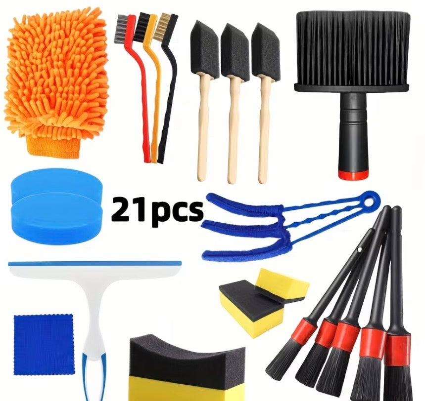 21-piece car detailing kit Selection 3