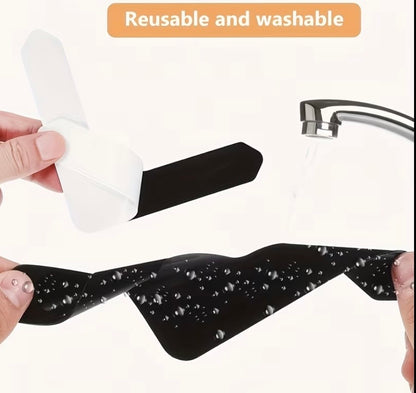 Washable reusable anti-slip carpet tape