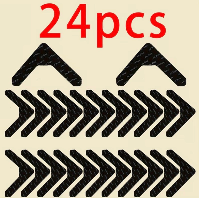 24 piece anti-slip carpet gripper set