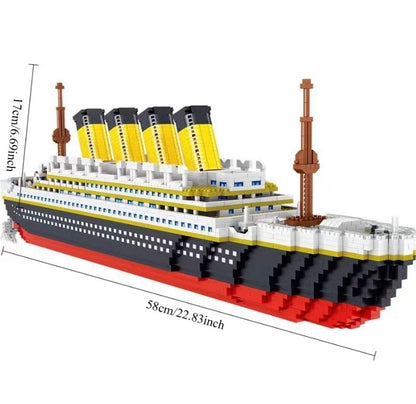 Titanic building block model dimensions